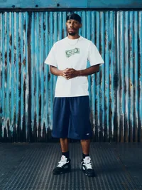 SINGLES TEE [WHITE], back view (2 of 2)