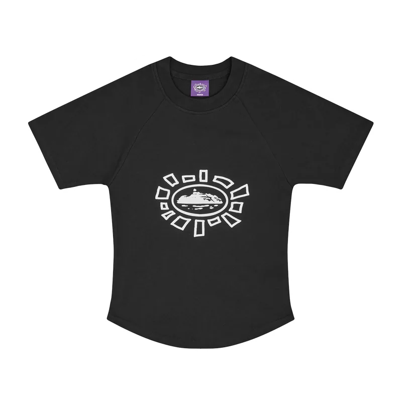 ALWEIZ BABY TEE [BLACK] — front view (1 of 3)