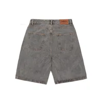 ISLAND DENIM SHORT [LIGHT GREY], back view (2 of 3)