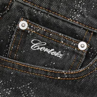 OLD ENGLISH BAGGY JEANS [BLACK WASH] — side view (3 of 3)