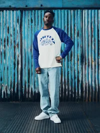 LION RAGLAN LS [ROYAL BLUE], side view (3 of 3)