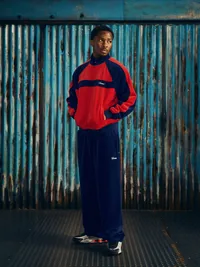 PISTA VELOUR TRACK PANT [NAVY], detail (4 of 4)