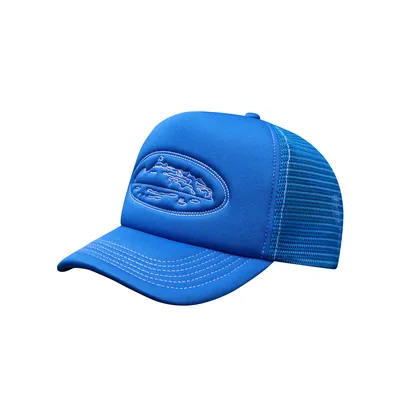 ISLAND OUTLINE TRUCKER HAT [BLUE]