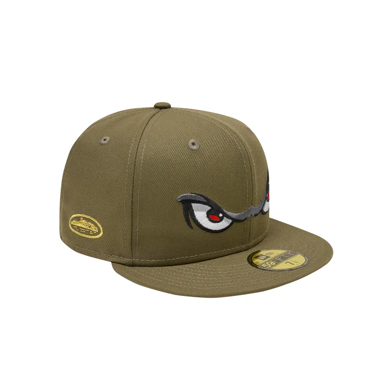 CORTEIZ STORM NEW ERA 59FIFTY FITTED CAP [OLIVE] — front view (1 of 5)