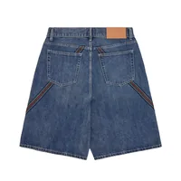 SAVOY DENIM SHORT [CHALK WASH], back view (2 of 4)