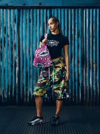 ALWEIZ RIPSTOP BAG [PINK/ARCTIC] — side view (3 of 3)