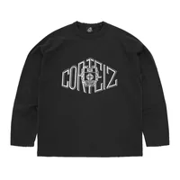SOPHOMORE RAGLAN LS [BLACK], front view (1 of 2)