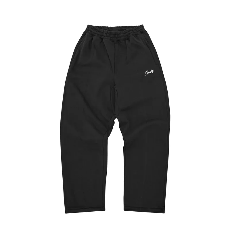 HMP OPEN HEM SWEATPANT [BLACK], front view (1 of 4)