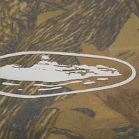 ISLAND PUFF PRINT SWEATSHORT [FOREST CAMO], side view (3 of 3)