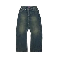 ALWEIZ BAGGY JEANS [VINTAGE INDIGO] — back view (2 of 3)