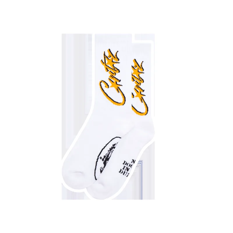 ALLSTARZ SOCKS [WHITE], front view (1 of 2)