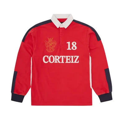 PANELLED RUGBY [RED]