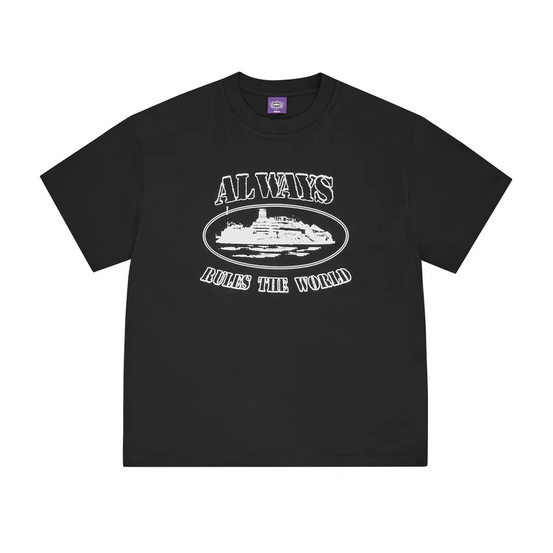 OG ALWEIZ TEE [BLACK] — front view (1 of 3)