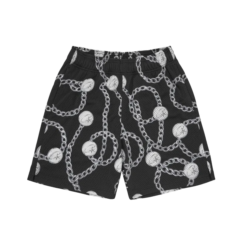 CHAINS MESH SHORT [BLACK], front view (1 of 3)
