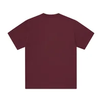 UNI HEAVYWEIGHT TEE [BURGUNDY], back view (2 of 2)