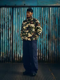GUERILLAZ CARGO PANT [NAVY], side view (3 of 4)