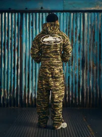 ISLAND PUFF PRINT ZIP HOODIE [DIGI CAMO], side view (3 of 4)