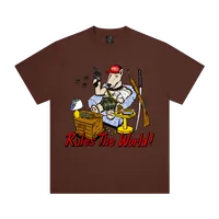 LAST STAND TEE [BROWN], front view (1 of 2)