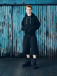 ISLAND KNOCKOUT SWEATSHORT [BLACK], detail (4 of 5)