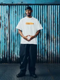 ENERGY TEE [WHITE], back view (2 of 2)