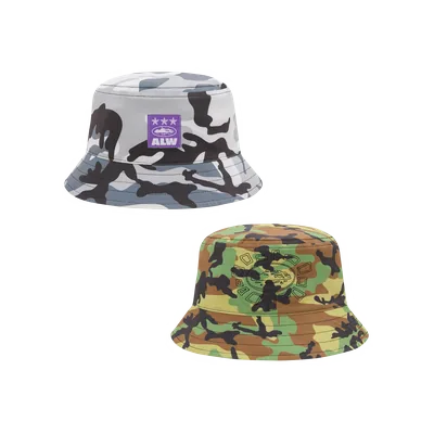 ALWEIZ REVERSIBLE BUCKET HAT [CAMO]