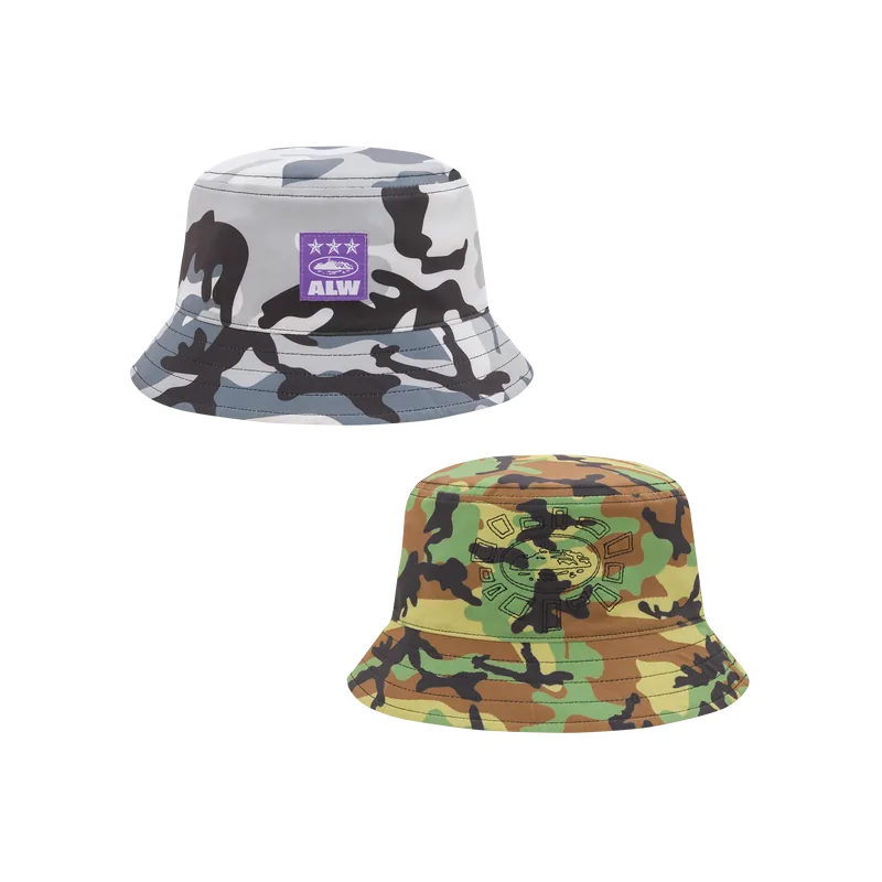 ALWEIZ REVERSIBLE BUCKET HAT [CAMO] — front view (1 of 7)