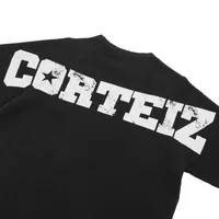 STAR RAGLAN WAFFLE THERMAL [BLACK], side view (3 of 4)
