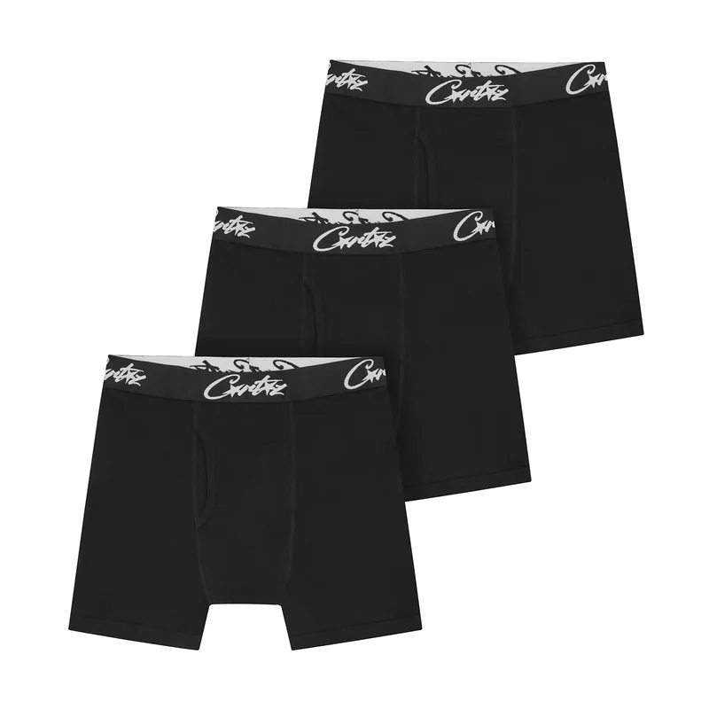 BLACK ALLSTARZ BOXERS [3 PACK], front view (1 of 2)