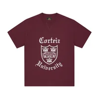 UNI HEAVYWEIGHT TEE [BURGUNDY], front view (1 of 2)