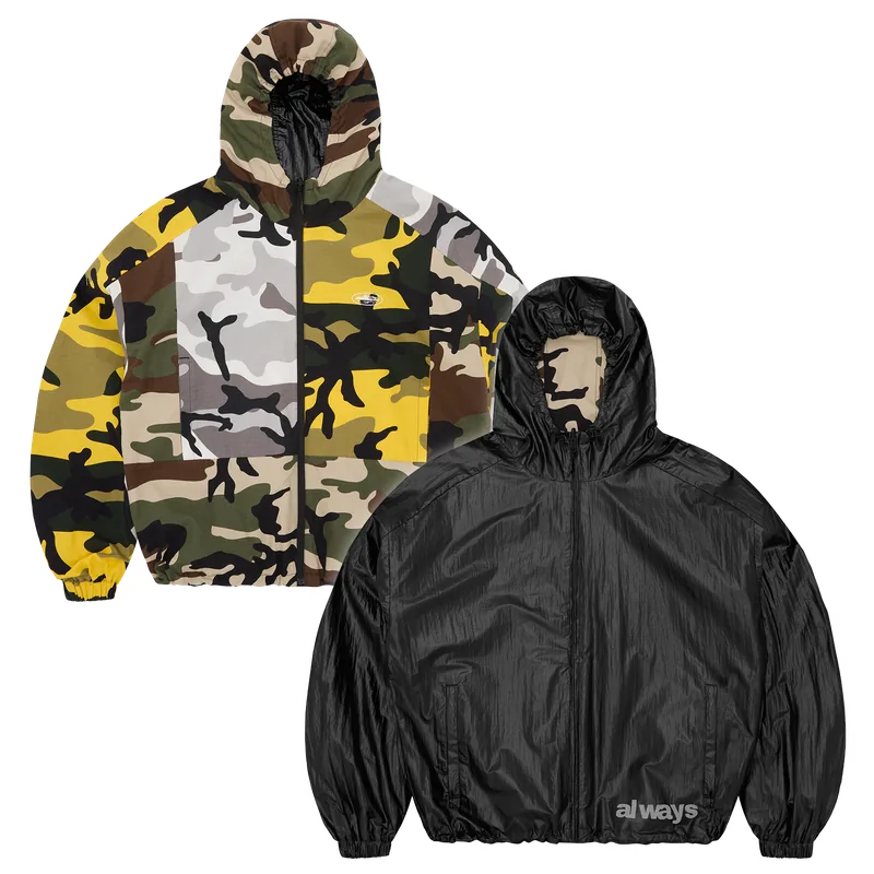 ALWEIZ REVERSIBLE JACKET [BLACK/CAMO] — front view (1 of 10)