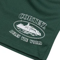 OG ALCATRAZ MESH SHORT [FOREST GREEN], side view (3 of 4)