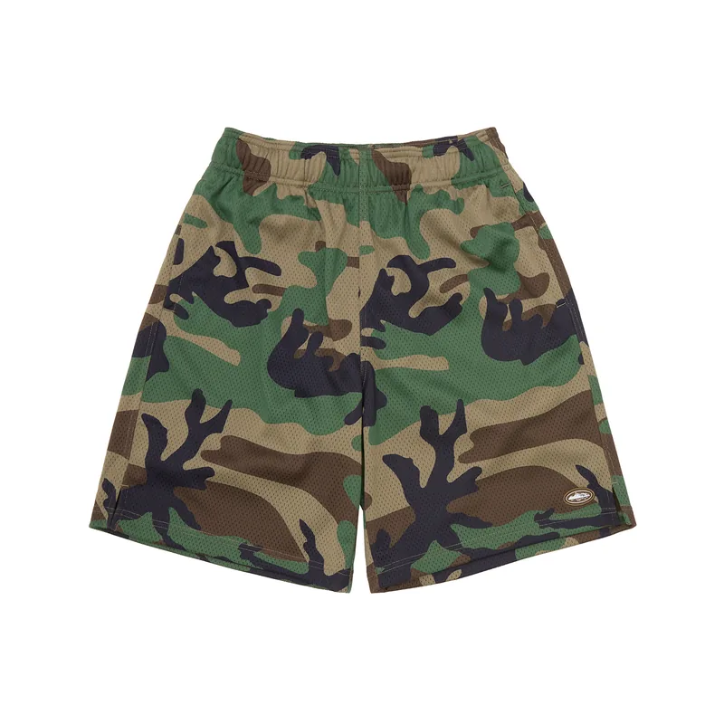 MINI ISLAND MESH SHORT [WOODLAND CAMO], front view (1 of 4)