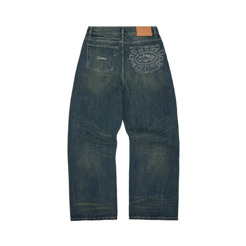 ALWEIZ BAGGY JEANS [VINTAGE INDIGO] — front view (1 of 3)