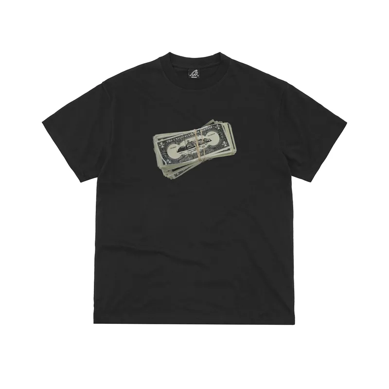 SINGLES TEE [BLACK], front view (1 of 2)