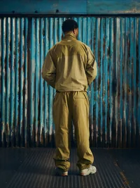 STATIC SHUKU JACKET [OLIVE], close-up (5 of 5)