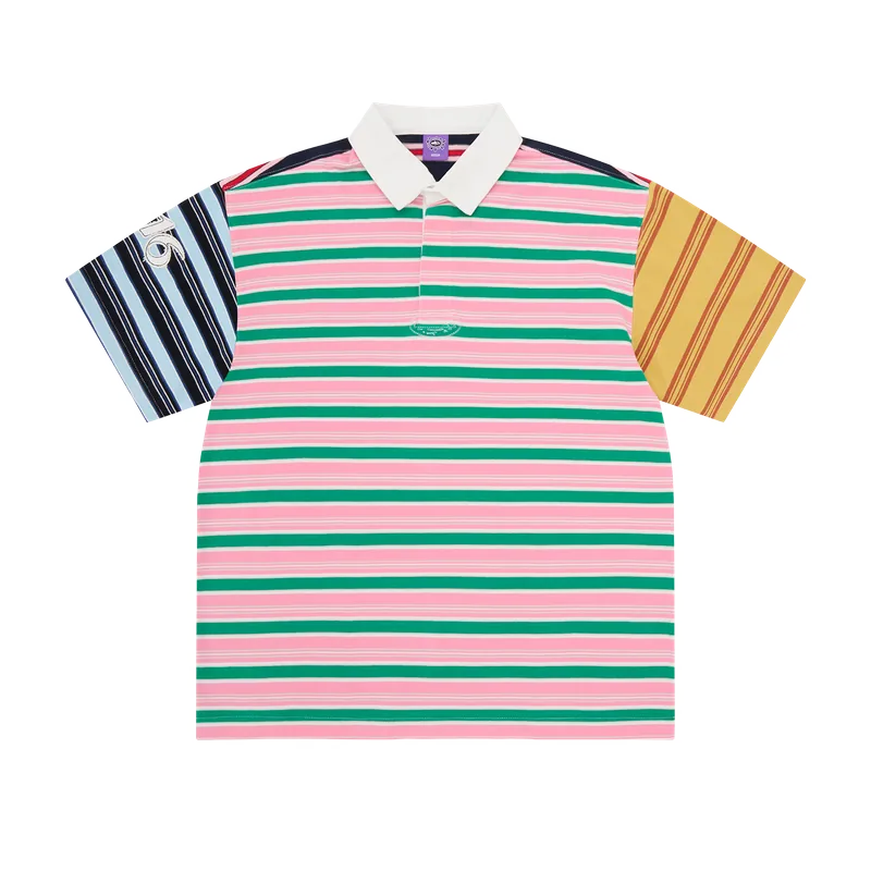 ALWEIZ STRIPE POLO [MULTI] — front view (1 of 4)
