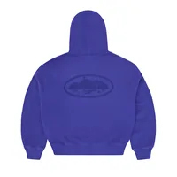 ISLAND KNOCKOUT ZIP HOODIE [INDIGO BLUE], back view (2 of 4)