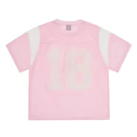 OPEN MESH PANEL JERSEY [PINK], back view (2 of 3)