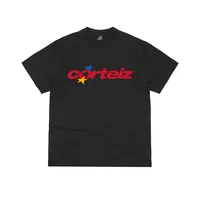 STARS TEE [BLACK], front view (1 of 2)