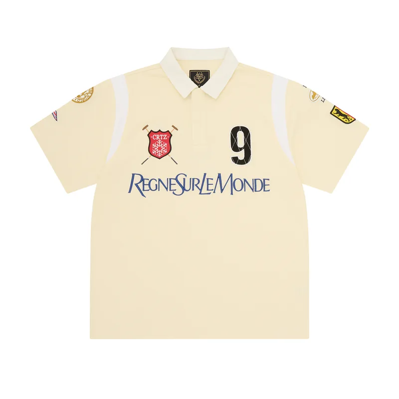 ALPINE POLO SHIRT [RSLM SAND], front view (1 of 5)