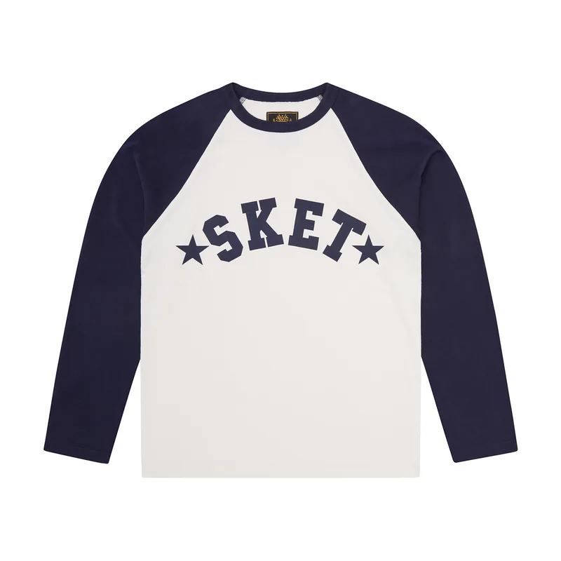 SKET RAGLAN LS [NAVY], front view (1 of 2)
