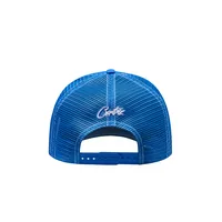 ISLAND OUTLINE TRUCKER HAT [BLUE], back view (2 of 3)