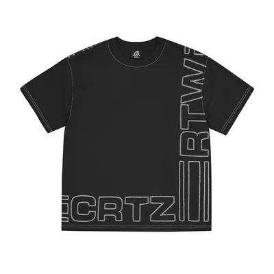 OUTLINE HEAVYWEIGHT TEE [BLACK]