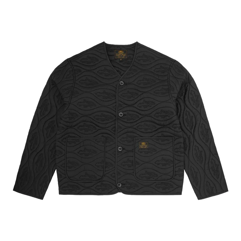 GUERILLAZ PARKA LINER [TRIPLE BLACK], front view (1 of 4)