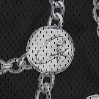 CHAINS MESH SHORT [BLACK], back view (2 of 3)
