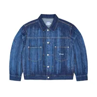 STRIKE DENIM JACKET [DARK WASH], front view (1 of 4)