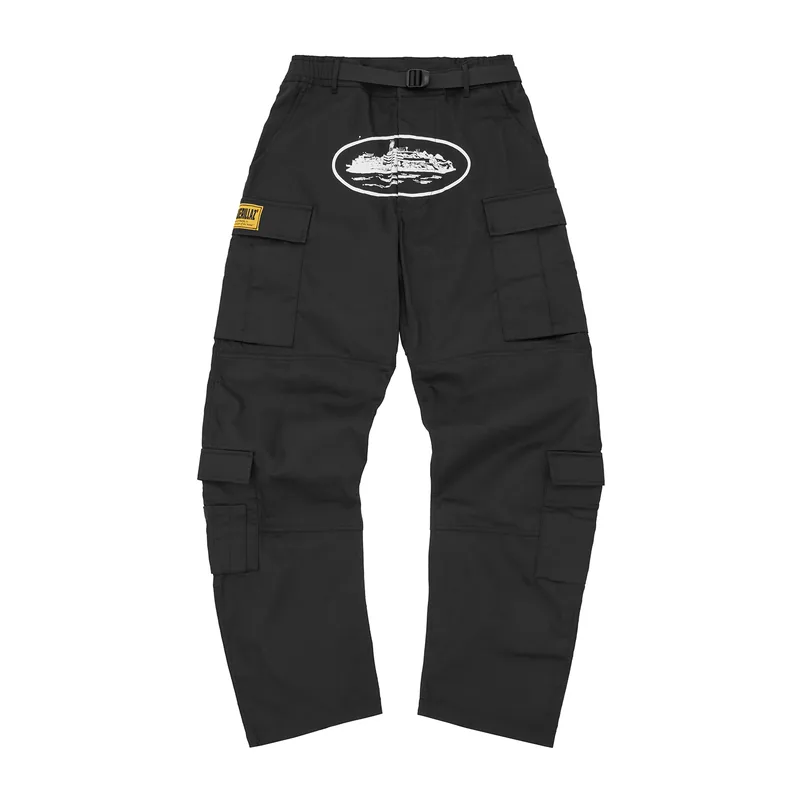 ALCATRAZ CARGO PANT [BLACK], front view (1 of 2)