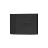 ISLAND LEATHER CARD HOLDER [BLACK], back view (2 of 3)