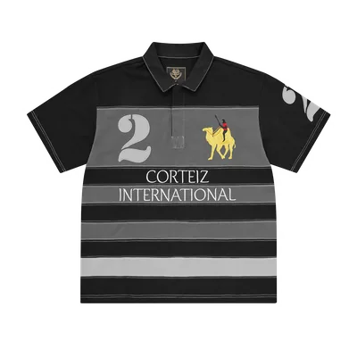 DUBAI POLO SHIRT [BLACK / GREY]