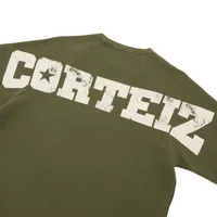 STAR RAGLAN WAFFLE THERMAL [OLIVE], side view (3 of 3)